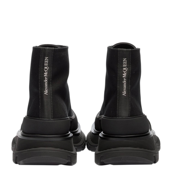 Giày Alexander McQueen Wmns Fashion Black Fabric Hi Top 611706-W4L32-1000 - Ảnh 3