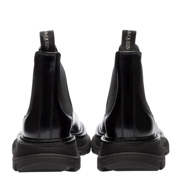 Giày Alexander McQueen Leather Chelsea Boots 641837-WHZ84-1000 - Ảnh 4