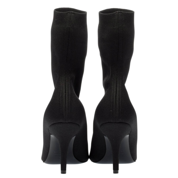 Giày Balenciaga Knit Sock Boots 'Black' 636601 W1802 1090 - Ảnh 4