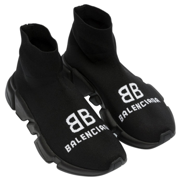 Giày Balenciaga Wmns Recycled Speed Sneaker 'Black' 617192-W2A51-1000 - Ảnh 3