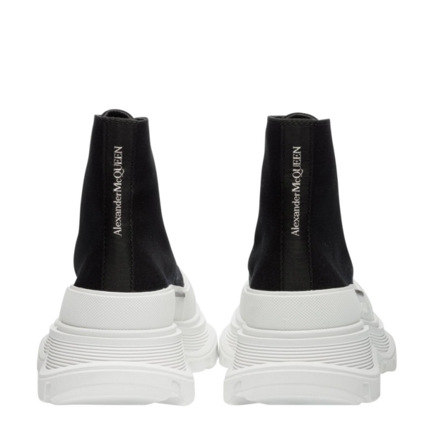 Giày Alexander McQueen Wmns Tread Slick Boots 'Black White' 611706-W4L32-1070 - Ảnh 7