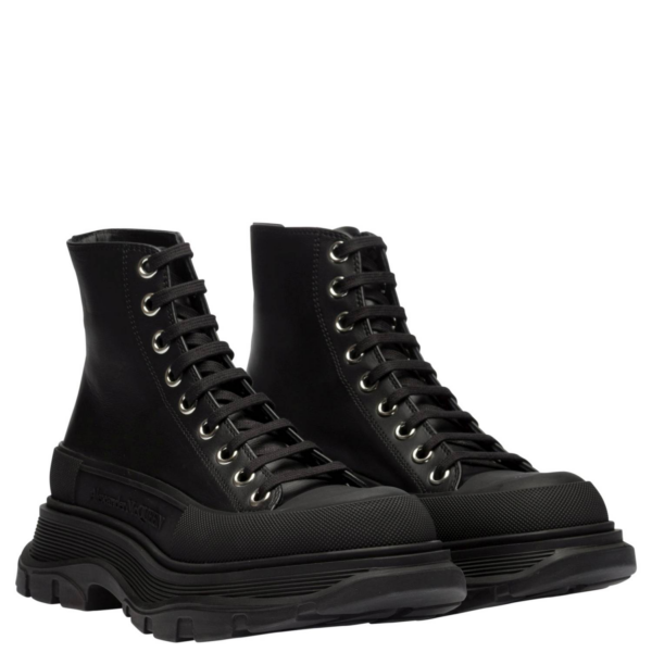Giày Alexander McQueen Wmns Tread Slick High 'Black' 633900-WHZ62-1081 - Ảnh 3