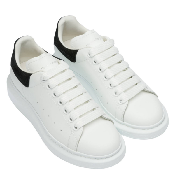 Giày Alexander McQueen Wmns Oversized Sneaker 'White Black' 650788-WHZ4K-9061 - Ảnh 8