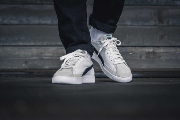 Giày Puma Basket 90680 'Black White' 365944-01 - Ảnh 2