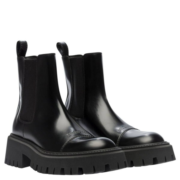 Giày Balenciaga Black Tractor Boots 641399-WA8E9-1000 - Ảnh 2