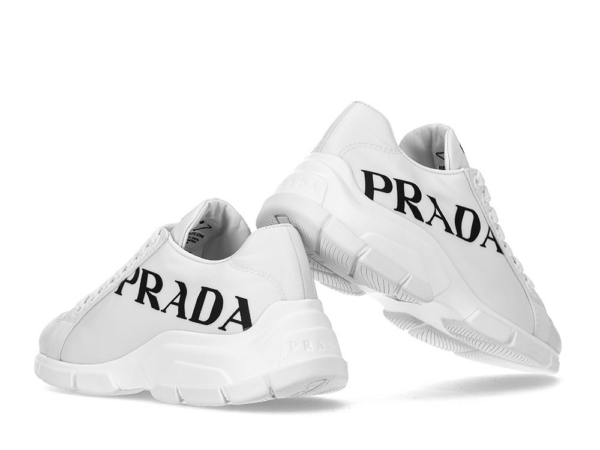 Giày Prada Nylon Bicolor White 1E662M_3LFV_F0964 - Ảnh 5