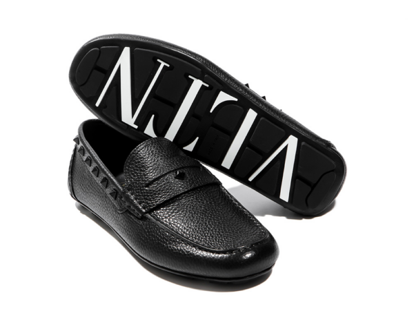 Giày Valentino Black Rockstud Peniva Driving Loafers RY2S0B75-WVG-0NO - Ảnh 7
