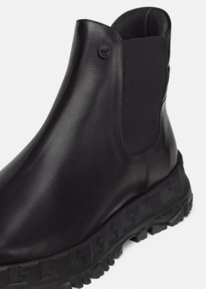 Alternative view of Giày Versace Greca Rhegis Leather Boots Black DSU8206-D60VG-D41