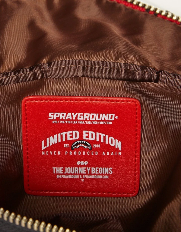 Sprayground Reverse Shark In Paris Crossbody 'Red' - Ảnh 5