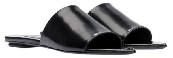 Dép Prada Scratch Logo Brushed 'Black' 1XX634-055-F0002 - Ảnh 4