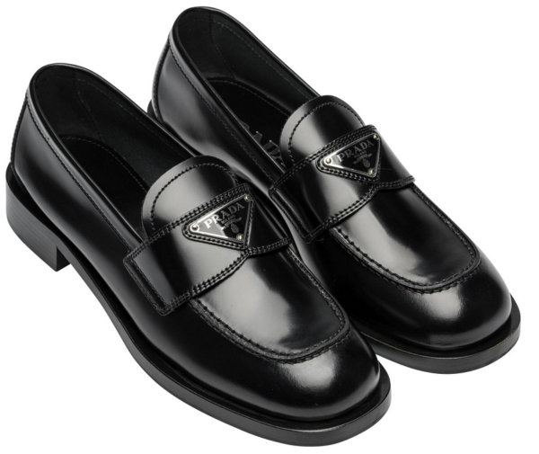 Giày Prada Logo Brushed 'Black' 1D238M-055-F0002 - Ảnh 4