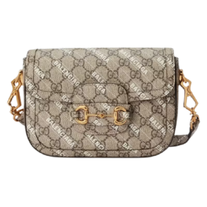 Túi Guci The Hacker Project Mini Gucci Horsebit 1955 Beige ‎658574-ULZAG-9759