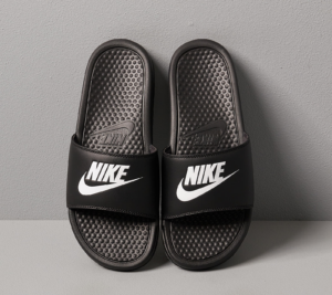 Alternative view of Dép Nike Benassi JDI Sandals 'Black White' 343881-015