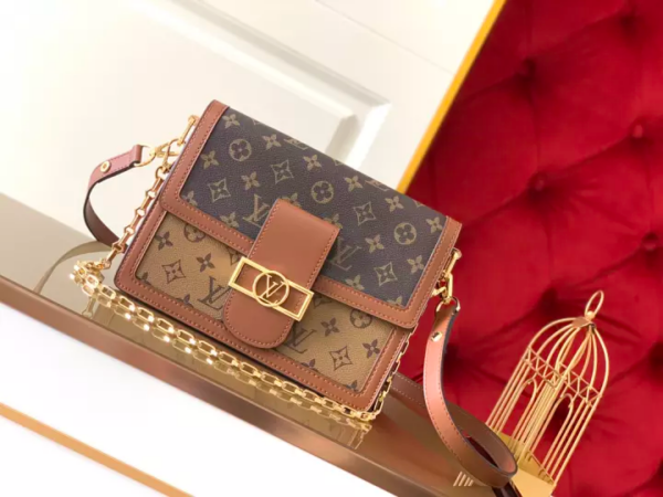 Túi Louis Vuitton Dauphine Mini Handbag M44580 - Ảnh 7