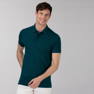 Ao Lacoste Paris Polo Shirt Regular Fit 'Dark Green' PH5522-2S9