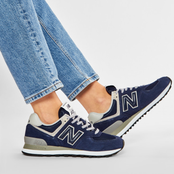 Giày New Balance 574 Classic Running 'Navy' WL574EN - Ảnh 4