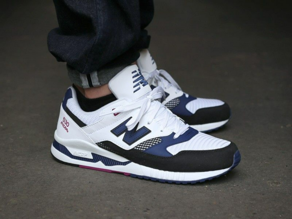 Giày New Balance 530 White Navy M530BW - Ảnh 4