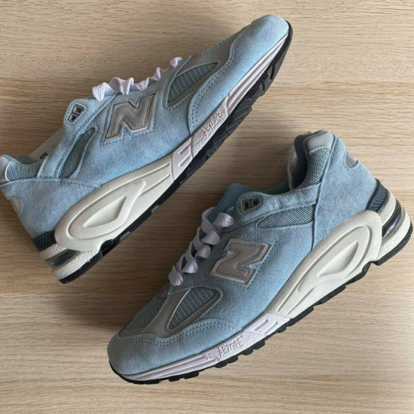 Giày New Balance Kith x 990v2 Made in USA 'Storm Blue' M990KH2 - Ảnh 2