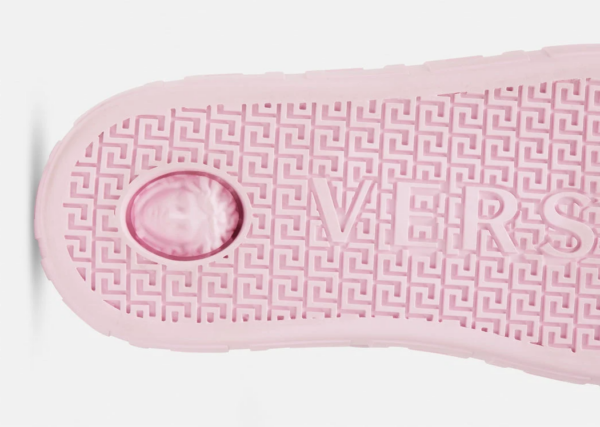 Giày Versace Greca Logo Trainers Pink Gold DST644D-1A00818-1P88V - Ảnh 2