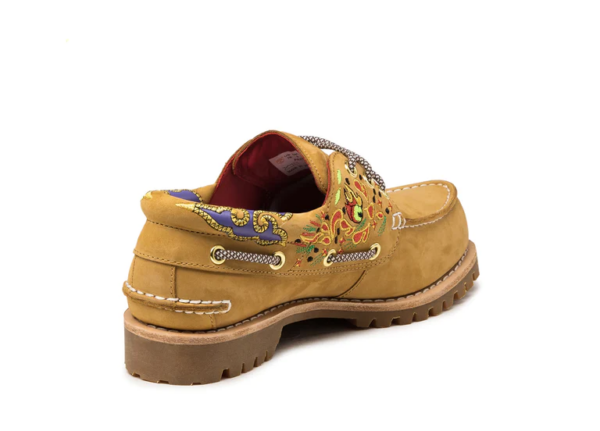 Giày Timberland 3-Eye Clot Handsewn Boat Shoe 'Wheat' TB0A5Z9B231-WHE - Ảnh 4