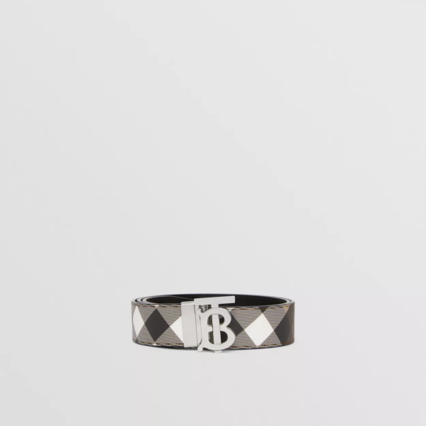 Thắt Lưng Burberry Reversible Monogram Motif Dark Birch Brown - Ảnh 3