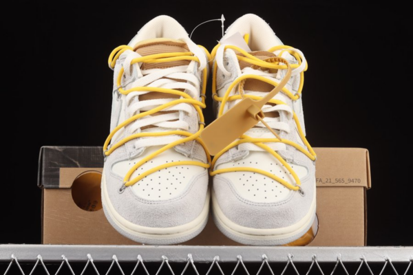 Giày Nike Off-White x Dunk Low 'Lot 39 Of 50' DJ0950-109 - Ảnh 8