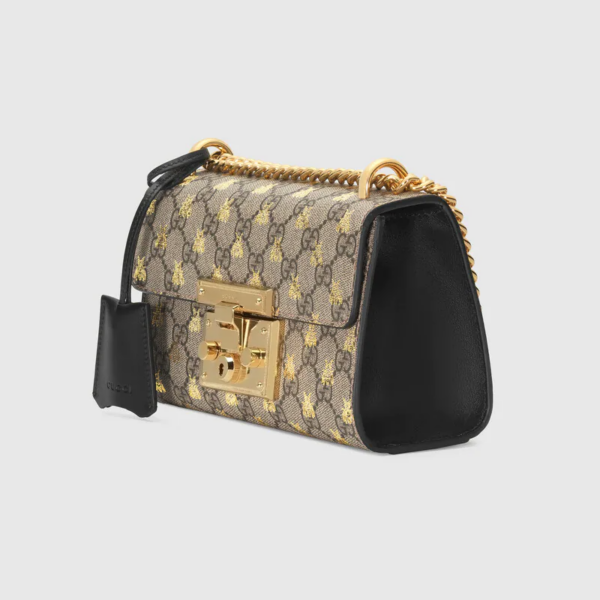Túi Gucci Padlock GG Bees 'Beige Black' 409487-9F26G-8319 - Ảnh 4