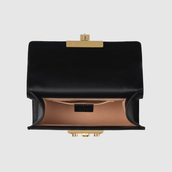 Túi Gucci Padlock GG Bees 'Beige Black' 409487-9F26G-8319 - Ảnh 2