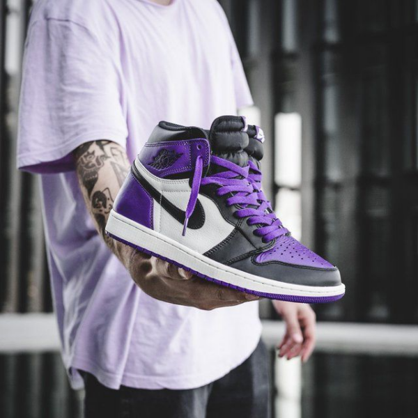 Giày Nike Air Jordan 1 Retro High OG 'Court Purple' 555088-501 - Ảnh 5