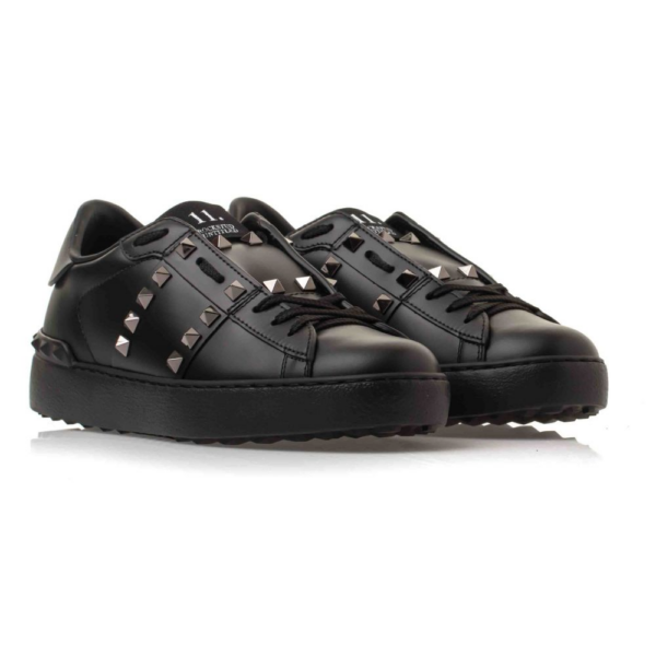 Giày Valentino Rockstud Untitled 'Black' UW2S0A01-BXE-0NO - Ảnh 2