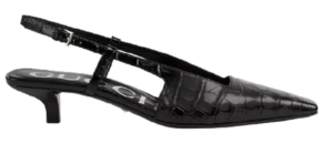 Giày Gucci Women's Crocodile Black Leather 679360-UKQ00-1000