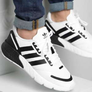 Alternative view of Giày Adidas ZX 1K Boost 'White Black' FX6510