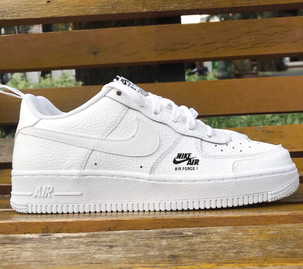 Giày Nike Air Force 1 GS Mini Logo CV9604-100 - Ảnh 3