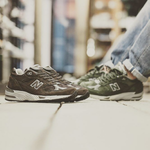 Alternative view of Giày New Balance 991 Made In England Dark Brown M991SDB