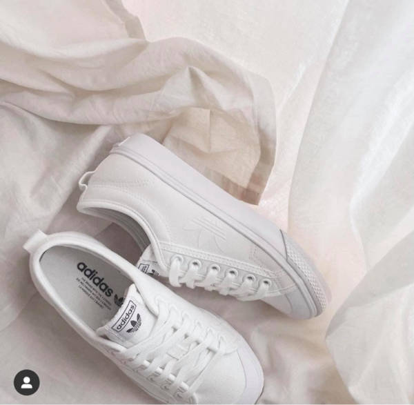 Giày Adidas Nizza Trefoil 'Cloud White' FW5184 - Ảnh 3