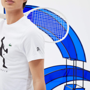 Ao Lacoste Novak Djokovic Tee White TH3882-AU8
