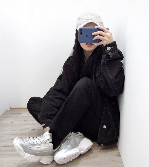 Giày Fila Wmns Disruptor 2 Premium Metallic 'Silver' 5FM00040-662 - Ảnh 5