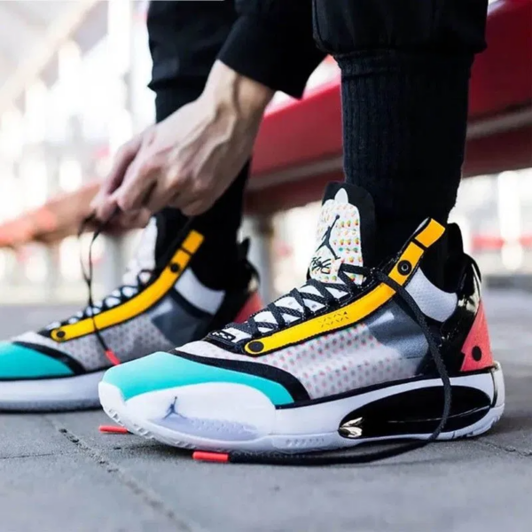 Giày Nike Air Jordan 34 GS 'Guo Ailun' CZ7743-100 - Ảnh 3