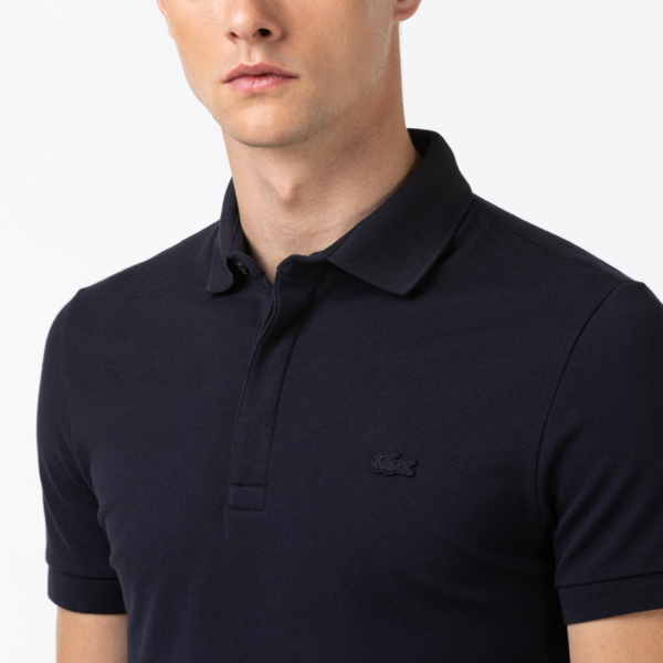 Áo Lacoste Men's Paris Polo Regular Fit Stretch Cotton Piqué PH5522-HDE - Ảnh 4