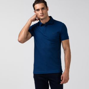 Ao Lacoste Paris Polo Shirt Regular Fit 'Blue' PH5522-HBM