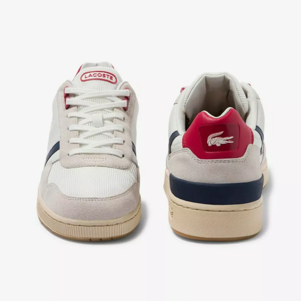 Giày Lacoste T-Clip Leather 'White Red' 7-39SMA00578R1 - Ảnh 4