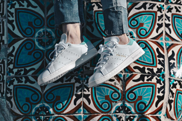 Giày Adidas Stan Smith Originals 'Aqua's Men' BZ0461 - Ảnh 4