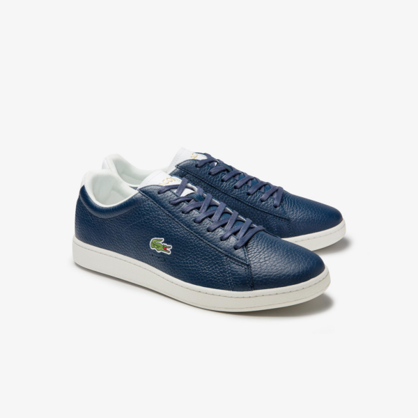 Giày Lacoste Carnaby Evo Tumbled Leather 740SMA0015-092 - Ảnh 6