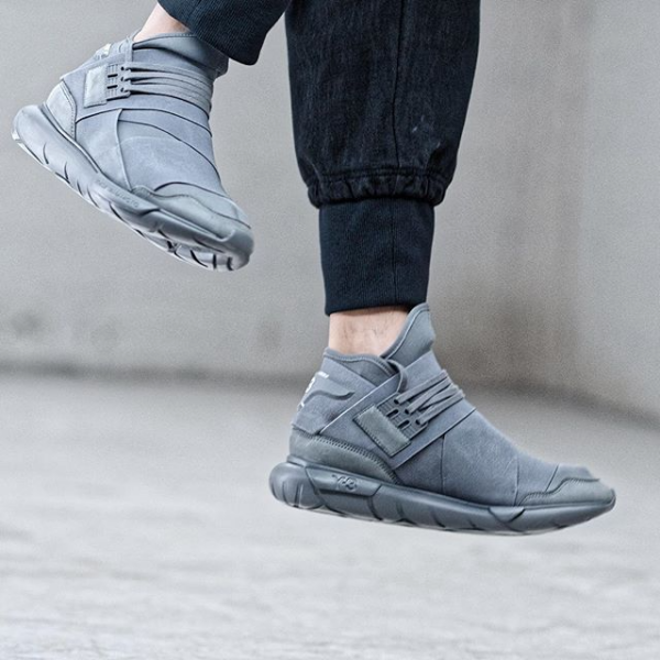 Giày Adidas Y-3 Qasa High 'Vista Grey' BB4734 - Ảnh 3
