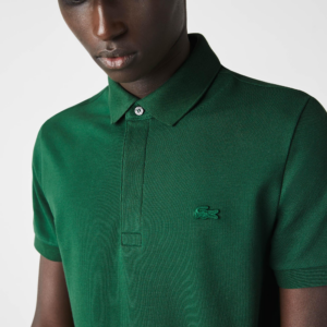 Ao Lacoste Paris Stretch Cotton Polo Shirt 'Green' PH5522-132