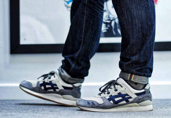 Giày Asics J.Crew x Gel Lyte 3 Tin Roof H64KK 0639 - Ảnh 5