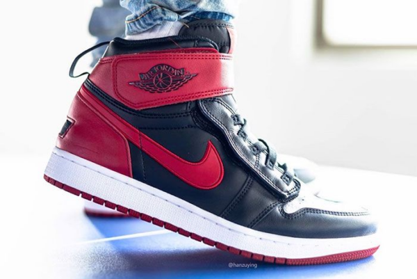 Giày Nike Air Jordan 1 High FlyEase 'Black Toe' CQ3835-001 - Ảnh 4