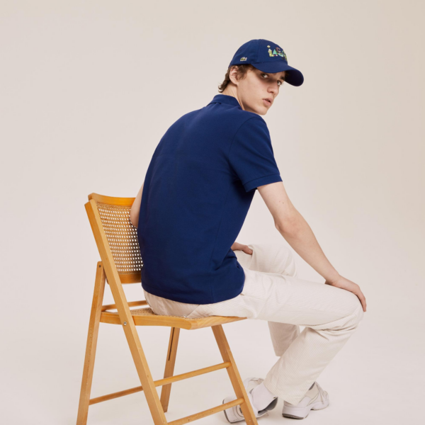 Áo Lacoste Unisex x Jeremyville Design Classic Fit Polo Shirt PH0409-F9F - Ảnh 4