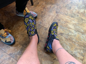 Giay Vans The Nightmare Before Christmas x Classic Slip-On 'Oogie Boogie'