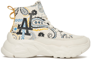Giày MLB Chunky High LA Dodgers 'Ivory' 3ASHULP2N-07IVS